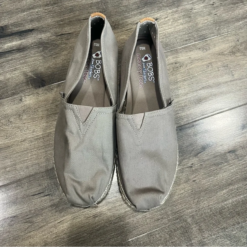 BOBS by Skechers Women's Breeze Slip On Espadrille Flats - Taupe - Size 9.5